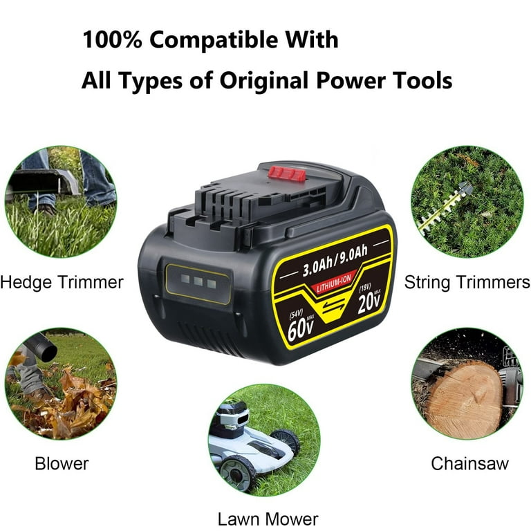 Dewalt Flexvolt Battery 2PACK 60 Volt Replacement For Dewalt