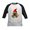Black/White, variant on CafePress - English Mastiff Christmas Baseball Jersey - Kids Cotton Baseball Jersey, 3/4 Sleeve Shirt