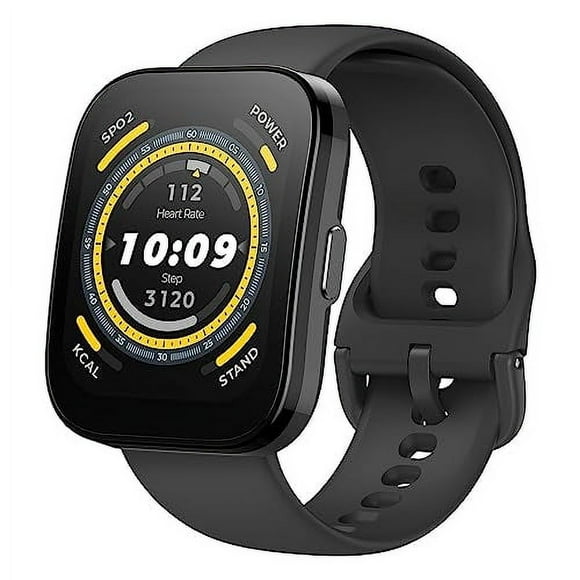 Amazfit Bip 5 Montre Intelligente 46mm, GPS, Alexa Intégré, Appels Bluetooth, Batterie 10 Jours, Fréquence Cardiaque & VO2 Max, Surveillance de la Santé du Sommeil, Application D\'entraînement Physique AI, 120+ Modes Sportifs, pour Android
