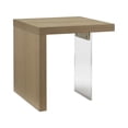 thumbnail image 2 of Progressive Furniture West Coast Wood End Table in Light Brown/Acrylic, 2 of 2