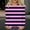 Pink, variant on Womens Shirts Fall Oversized Striped - Long Sleeve Cerwneck Loose Fit Tops 2025 Trendy Comfortable Office & Wear Round Neck Shirts Slit Loose Fit Pullover Blouses Multicolor Xxl