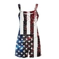 thumbnail image 5 of DDAPJ pyju Womens American Flag Short Jumpsuits 4th of July Patriotic Sleeveless Rompers Casyak Summer Shorts Overalls with Pockets Limited Time Sales Dark Blue XL, 5 of 6