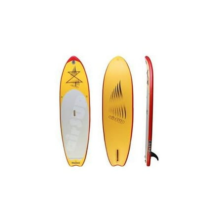 airSUP AS-96SL 9 ft. 6 x 32 x 4 inch Inflatable Stand Up Paddleboard, Yellow