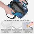 thumbnail image 4 of Goofa Colorful Ocean Whale Pattern Lunch Bag ,Insulated Lunch Box, Small Leakproof Cooler Food Lunch Containers Reusable High Capacity Lunch Tote Bags, 4 of 8