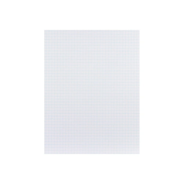 Staples Graph Pads 8.5" x 11" Graph White 50 Sh./Pad 6 Pads/PK TR57333