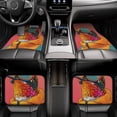 thumbnail image 7 of Naloa Hip Hummingbird In Jacket Car Foot Mat Set of 4 Pieces - Universal Floor Liner Neoprene Full Set Floor Mats for Cars Trucks SUV, 7 of 7