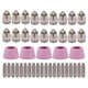thumbnail image 1 of Kit de 45 consumibles para antorcha de corte de plasma, boquillas de electrodos y copas para cortador de plasma -60 SG-55 WSD-60 Fit CUT-60 LGK-60, 1 of 6