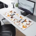 thumbnail image 2 of Long Mouse Pads for Desk,White Chicken Group Pattern Desk Mats on Top Of Desks, Desk Mouse Pad Extra Large with 3mm Non-Slip Base and Stitched Edge for Gaming,Office,Work,Home 31.5x11.8in, 2 of 5