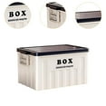 thumbnail image 6 of Kuntesetty Lidded Storage Bin Heavy Duty Storage Box with Lid for Grocery Tools Outdoor White Blue, 6 of 7