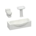 thumbnail image 2 of Fregadero de bañera con ducha para muñecas,Fregadero de bañera,casa de juguete,accesorios para modelo de inodoro,Mini modelo de baño para casa de muñecas,juguete educativo,Inodoro de, 2 of 8
