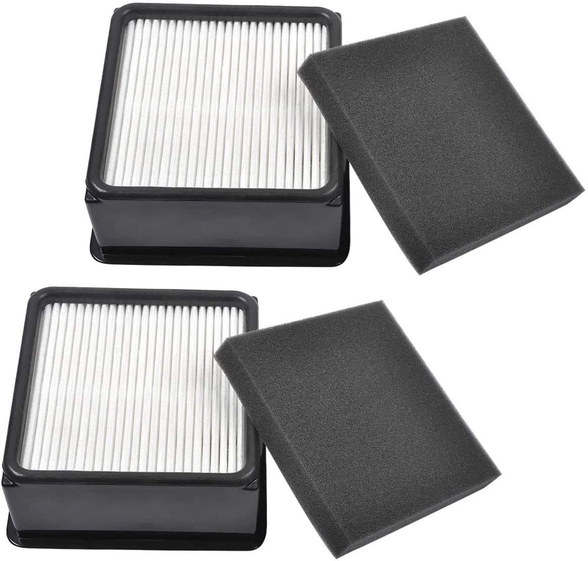 Hometimes 2 Set F66 HEPA and Foam Filter for Dirt Devil UD70010