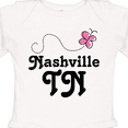 thumbnail image 4 of Inktastic Nashville Girls Long Sleeve Baby Bodysuit, 4 of 5