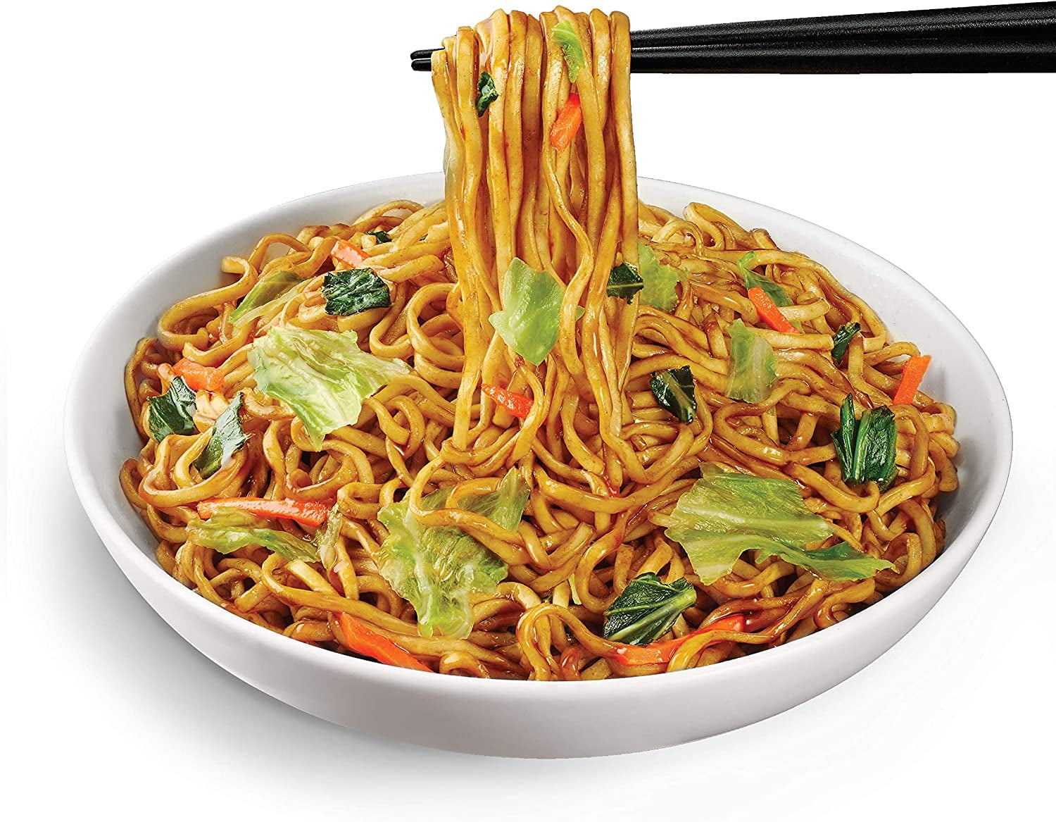 Nissin Chow Mein Noodles Teriyaki Beef Flavor, 4 OZ (Pack of 8)