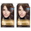 L'Oreal Paris Superior Preference Fade-Defying Shine Permanent Hair Color, 5C Cool Medium Brown, 2 Pack