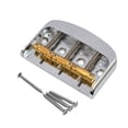 thumbnail image 2 of arctrm Electric Guitar Bridge Fixed Guitar Bridges Set Replacement Part Hardtail Roller silver, 2 of 10