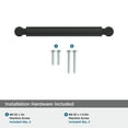 thumbnail image 4 of Amerock Ballard 5-1/16 inch (128mm) Center-to-Center Matte Black Cabinet Pull, 4 of 6