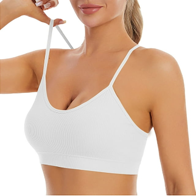Tank Tops With In Bra Support Padded Camisole Spaghetti Strap Design With Soft Stretchy Fabric For Gym