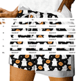 thumbnail image 3 of Bovemsi Running Shorts for Women Palazzo Pants for Women Yellow Halloween Themed Printed Comfort Shorts M, 3 of 4