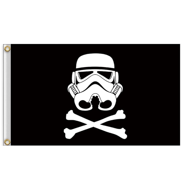 Tapiz decorativo con forma de bandera Storms Troops Imperials Stormtroopers, 90 x 150 cm
