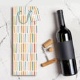 thumbnail image 2 of Designer Greetings Glitterwrap™ 6-Pack 13” Rainbow Bottle Gift Bag Set, Party On (6 Assorted Designs with Matching Hang Tags) – Fits Standard Wine & Champagne Bottles, 2 of 8