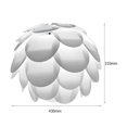 thumbnail image 4 of Pantalla De Lámpara Lámpara Nordic Paper Origami Lantern Shade plegable colgante colgante Light Art Home Decor, 4 of 5