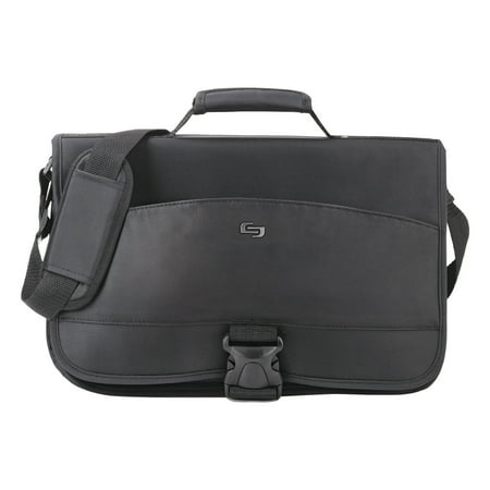 Solo Classic Expandable Messenger 15 6 17 X 5 11 Black Uslny104 Solo Classic Expandable Messenger 15 6 17 X 5 11 Black Uslny104
