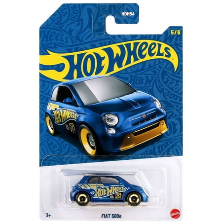 Hot Wheels 2026 Pearl and Chrome FIAT 500e Diecast Car