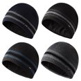 thumbnail image 5 of Gorro de invierno para hombre, cálido, de punto, con puños, liso, para trineo, esquí, calavera, 5 of 5
