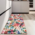 thumbnail image 4 of Pioneer Flower Floral Print Pattern Kitchen Rug Mat,Kitchen Runner Rugs Non Skid Washable,Decorative Kitchen Floor Mats for Kitchen,Sink,Laundry,17"X47", 4 of 5