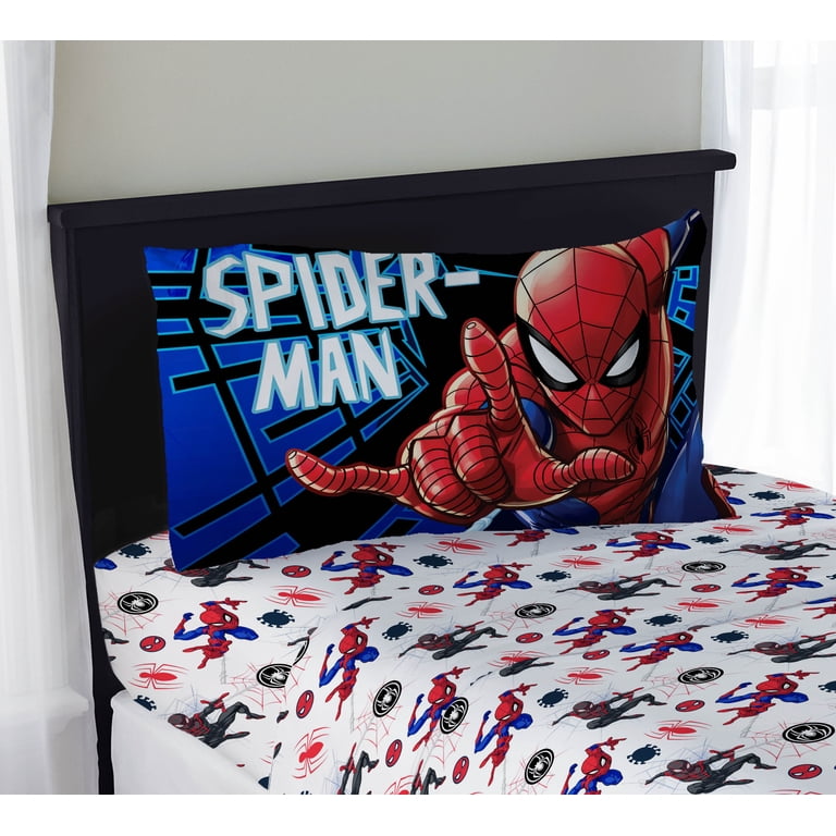Spider-Man Kids Twin Sheet Set, Microfiber, 3-Piece photo 2