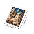 thumbnail image 2 of Pearl Art Kits for Adults,Nativity Diamond Art,Nativity Scene Pearl Diamond Art,Special Shape Diamond Art Kits,DIY Pearl Art Kit,Pearl Gem Art Craft Kit for Beginners,Home Wall Decoration Gift,7.87", 2 of 5