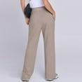 thumbnail image 6 of Women's Pants, High Waist Baggy Wide Leg Yoga Sweatpants, Lightweight Comfy Casual Daily Bottoms With Pockets, 6 of 6