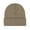 Khaki_One Size, variant on HUANLEDASH Winter Unisex Knitted Hat Stretchy Folded Brim Thickened Solid Color Ear Protection Warm Daily Wear Cap Outdoor Skiing Skating Headwear