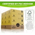 thumbnail image 3 of Bamboo Story Bamboo Facial Tissues, Lotion Soft, 3-Ply Unbleached & Chemical-Free 120 Sheets/Box, Hypoallergenic for Sensitive Skin, FSC Certified, Plastic-Free, PFA, 3 of 7