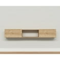 thumbnail image 5 of Kybele LLC Hilly  Wall - Mounted  Modern Floating 71"  TV Stand Oak Oak Finish, 5 of 5
