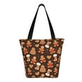 thumbnail image 3 of Fotbe Christmas Gingerbread Cookies Pattern Beach Tote,Shoulder Handbag,Spacious Tote Bag,Lightweight Travel Bag,Versatile Shopping Bag, 3 of 9