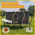 thumbnail image 6 of CITYLE 16FT Trampoline with Enclosure Net, Outdoor Trampoline for Kids and Adults, 1500LBS Trampoline with Basketball Hoop, Galvanized Steel Heavy Duty Trampolines with Xmas Gift, 6 of 8