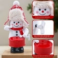 thumbnail image 3 of Linnome Christmas Drumming Snowman Decoration with Shaking Head Action, Animated Holiday Display Piece, Festive Tabletop Decor with Motion Feature, 3 of 3
