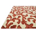 thumbnail image 2 of Loloi Venice Beach 2'3" x 3'9" Hand Hooked Rug in Ivory and Coral, 2 of 2