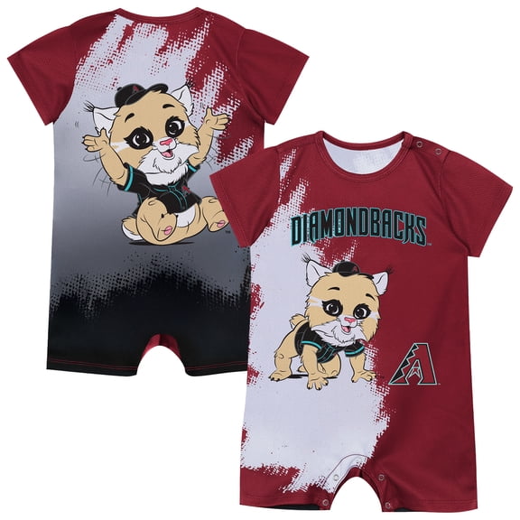Newborn Outerstuff  Red Arizona Diamondbacks Baby Mascot Bodysuit