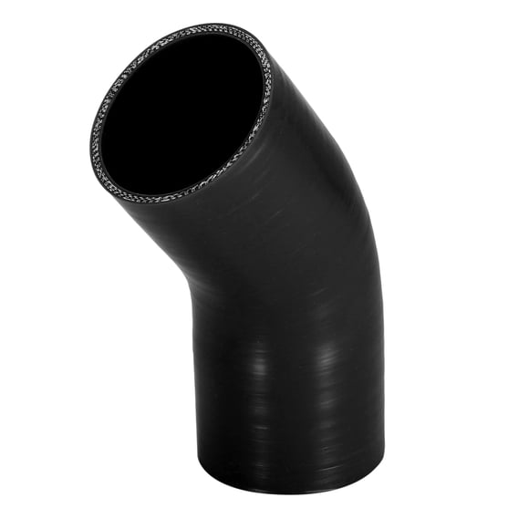 Vehicle 38mm 1.5" ID 45 Degree Elbow Coupler Silicone Hose Intercooler Tube Black