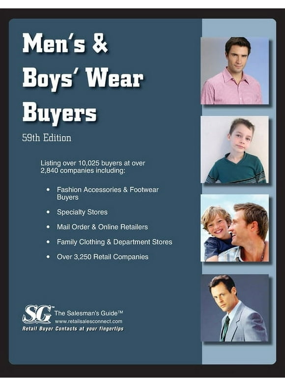 The Salesmans Guides: Men's & Boys Wear Buyers Directory 2022 (Paperback)