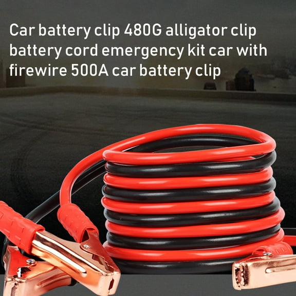Hvxrjkn Jumper Lead Heavy Duty Cables 500AMP Car Truck Booster Cables 1.8M Battery Start Jumper Emergency Battery Cable