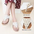 thumbnail image 4 of Ablanczoom Sandals Women Dressy Slippers Comfortable Wedge Platform Flip Flops for Shoes, 4 of 6