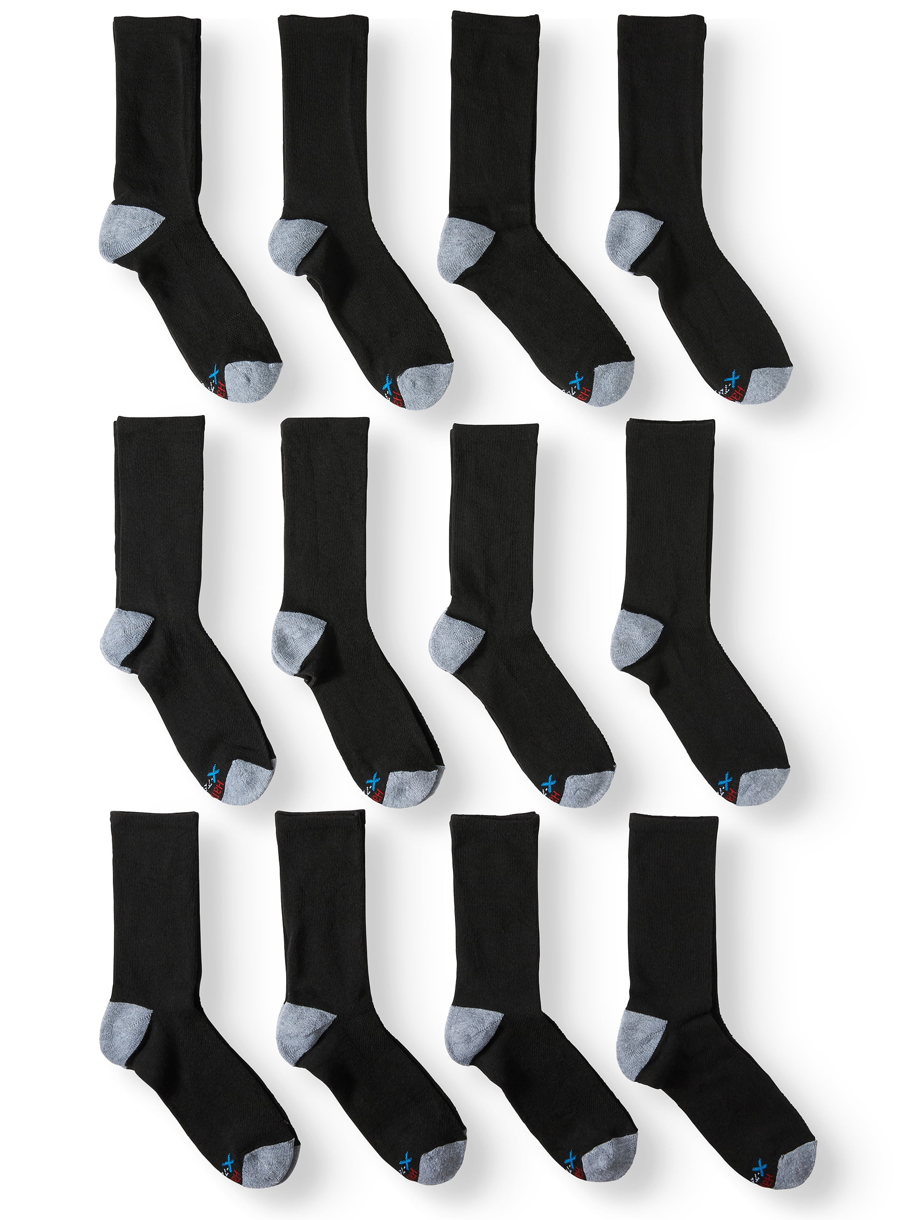 Men's XTemp Active Cool Lightweight Crew Socks, 12 pack