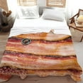 thumbnail image 4 of 50"x60" Blanket Throws Gift for Kids Boys Girls Plush Lightweight Sheet Funny Food Stuffed Super Soft Flannel Blankets Men Women Bedding for Party Couch BedPoster, 4 of 8