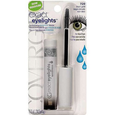 COVERGIRL Exact Eyelights Eye-Brightening Waterproof Mascara, Black Gold 720
