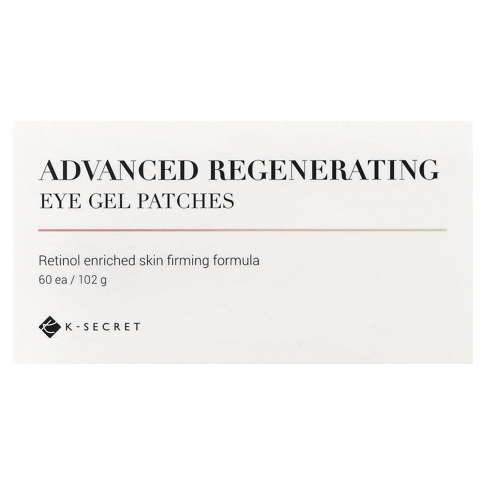 K-Secret Eye Gel Patches, Advanced Regenerating, 60 Patches