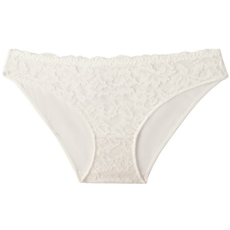 Lmnyox Women s Low Rise Panties Breathable Lace Bikini Briefs Seamless No Show Underwear Fashion Hipster Panty