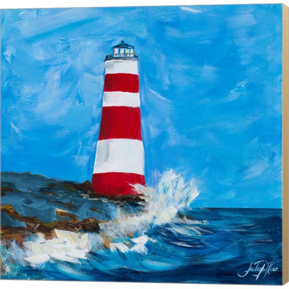 The Lighthouses II by Julie DeRice, Canvas Wall Art